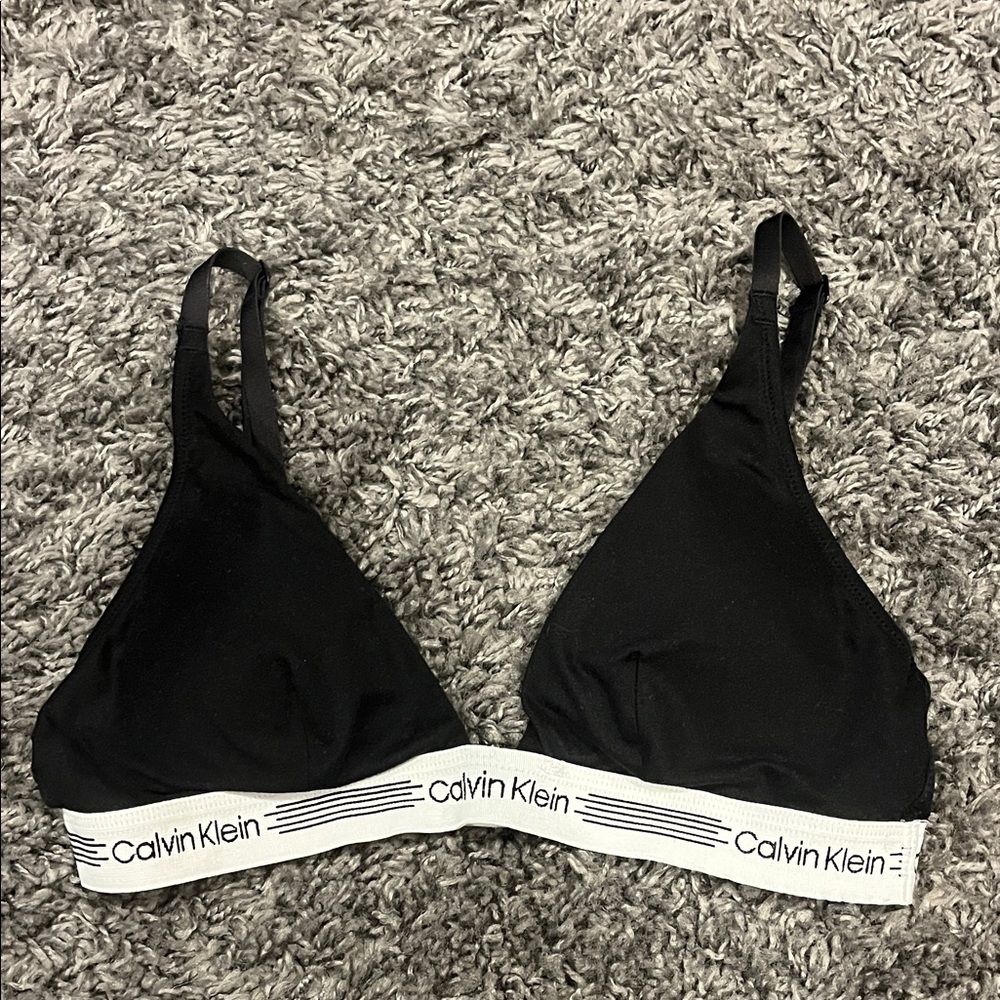 Calvin Klein Black Triangle Bralette